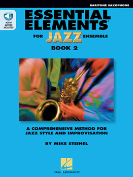 Paperback Essential Elements for Jazz Ensemble Book 2 - Eb Baritone Saxophone Book