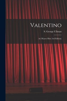 Paperback Valentino: As I Knew Him (3rd Edition) Book
