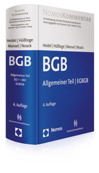 Hardcover Burgerliches Gesetzbuch: Allgemeiner Teil - Egbgb: Band 1 [German] Book