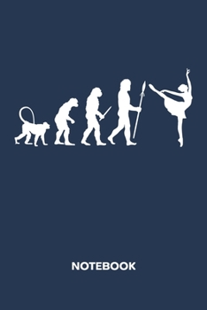 NOTEBOOK: Ruled Dancing Journal - Lined Ballet Dancer Organizer Dance Performance Planner - Girlfriend Gift Idea Boyfriend - Ballet Show Diary 6x9 ... 120 Pages - Dance Couple Birthday Present