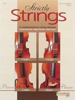 Paperback Strictly Strings: Piano Accompaniment, Book 1 Book