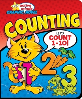Active Minds Graphic Novel: Counting - Learn 123s with Cute Animals - Fun Seek and Find Activites - Early Math Skills for Preschool and Kindergarten Kids (Ages 2 and Up)
