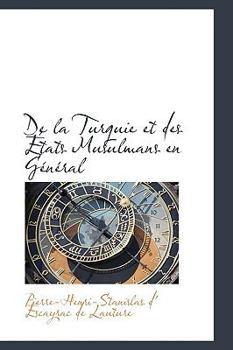 Paperback de La Turquie Et Des Tats Musulmans En G N Ral Book