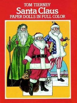 Paperback Santa Claus Paper Dolls in Full Color Book