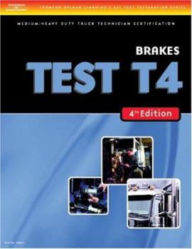 Paperback ASE Test Preparation Medium/Heavy Duty Truck Series Test T4: Brakes Book
