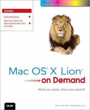 Paperback Mac OS X Lion on Demand Book