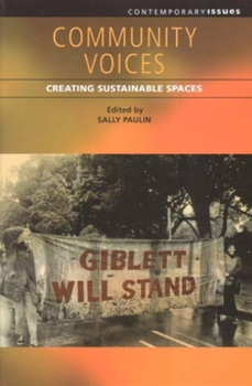 Paperback Community Voices: Creating Sustainable Spaces Book