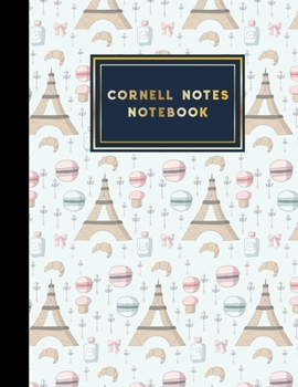 Cornell Notes Notebook: Cornell Note Taking Books, Cornell Notes Pad, Note Taking System Notebook, 8.5" x 11", 200 pages