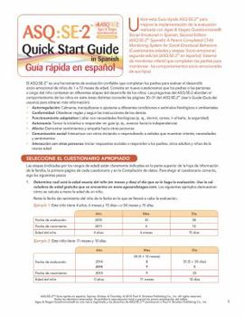 Wall Chart Asq: Se-2(tm) Quick Start Guide in Spanish [Spanish] Book