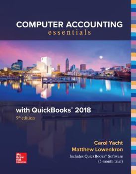 Hardcover MP Computer Accounting Essentials Using QuickBooks 2018 Book