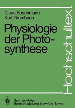 Paperback Physiologie Der Photosynthese [German] Book