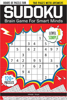 Paperback Sudoku - Brain Booster Puzzles for Kids: Level 1 (Simple) Book