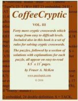 Paperback CoffeeCryptic Vol. III Book