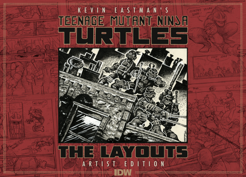 Hardcover Teenage Mutant Ninja Turtles Layouts by Kevin Eastman Artist's Edition Book