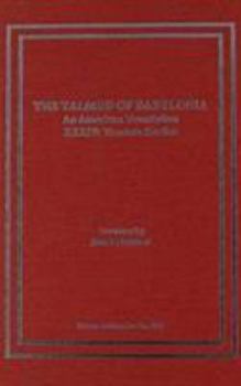 Hardcover The Talmud of Babylonia: An American Translation XXXIV: Tractate Keritot Book