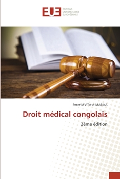Paperback Droit médical congolais [French] Book