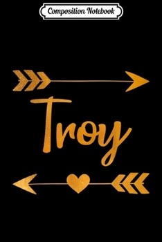Composition Notebook: TROY MI MICHIGAN Funny City Home Roots USA Women Gift  Journal/Notebook Blank Lined Ruled 6x9 100 Pages