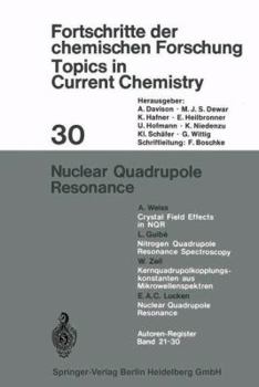 Paperback Nuclear Quadrupole Resonance Book