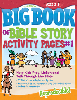 Paperback The Big Book of Bible Story Activity Pages #1 [With CDROM] [Spanish] Book