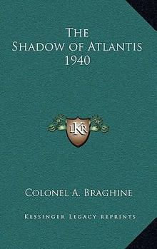 Hardcover The Shadow of Atlantis 1940 Book