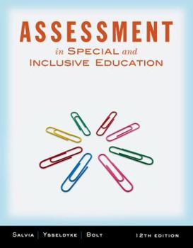 Paperback Assessment In Special and Inclusive Education Book