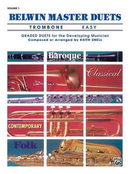 Paperback Belwin Master Duets Trombone Easy, Vol. 1 Book