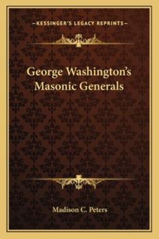 Paperback George Washington's Masonic Generals Book