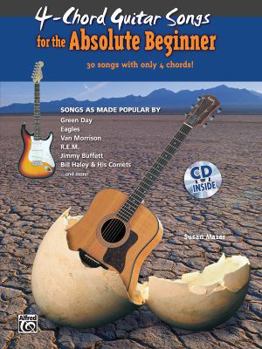 Paperback 4-Chord Songs for the Absolute Beginner: Book & Online Audio Book