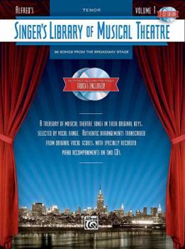 Paperback Singer's Library Of Musical Theatre Vol. 1, 2 Cds Tenor Book