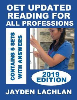 Paperback OET Updated Reading For All Professions: 5 Sample Tests with Answers (2019 Edition) Book