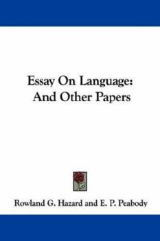 Paperback Essay on Language: And Other Papers Book