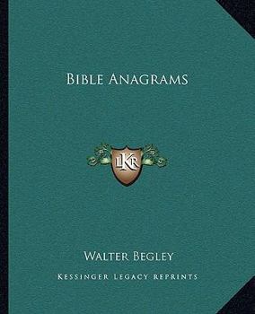 Paperback Bible Anagrams Book