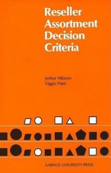 Paperback Reseller Assortment Decision Criteria Book