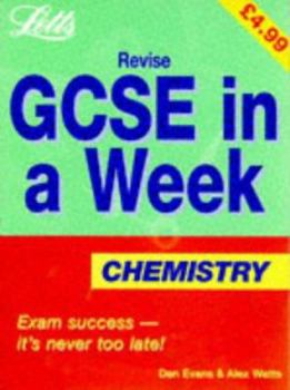 Paperback Revise GCSE in a Week Chemistry Book