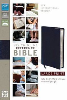 Bonded Leather Thinline Reference Bible-NIV-Large Print [Large Print] Book