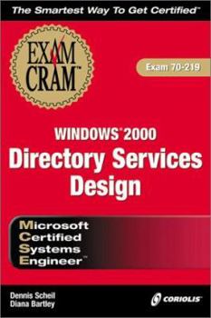 Paperback Exam Cram Windows 2000 Directory Services Design: Exam 70-219 Book