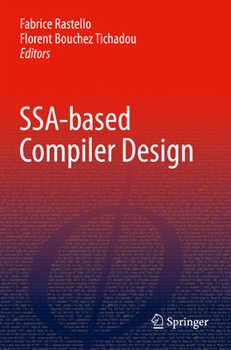 Paperback Ssa-Based Compiler Design Book