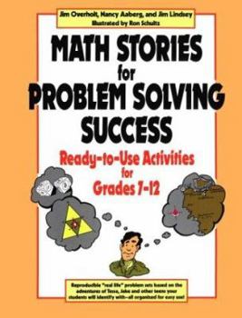 Paperback Math Stories for Problem Solving Success: Ready-To-Use Activities for Grades 7-12 Book