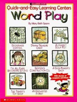 Paperback Word Play/Phonics and Spelling: Quick-And-Easy Learning Centers Book