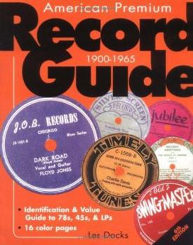 Paperback American Premium Record Guide, 1900-1965 Book