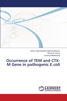 Paperback Occurrence of TEM and CTX-M Gene in pathogenic E.coli Book