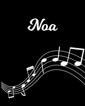 Paperback Noa: Sheet Music Note Manuscript Notebook Paper - Personalized Custom First Name Initial N - Musician Composer Instrument C Book