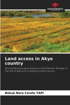 Paperback Land access in Akye country Book