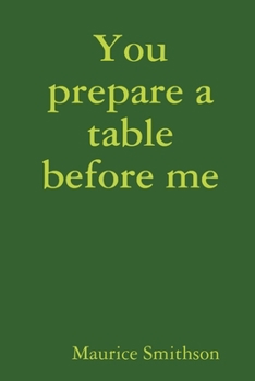 Paperback You prepare a table before me Book