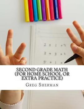 Paperback Second Grade Math (For Home School or Extra Practice) Book
