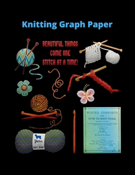 Paperback Knitting Graph Paper: Graph Paper Composition - Journal - 4;5 Ratio -110 Pages - Latter Format 8.5" * 11". Book