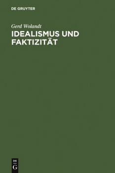 Hardcover Idealismus Und Faktizität [German] Book