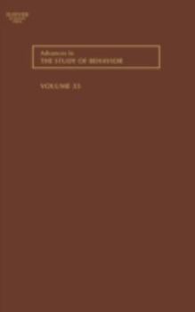 Hardcover Advances in the Study of Behavior: Volume 33 Book