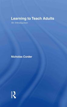 Hardcover Learning to Teach Adults: An Introduction Book
