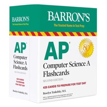 Cards AP Computer Science a Flashcards: 425 Cards to Prepare for Test Day Book